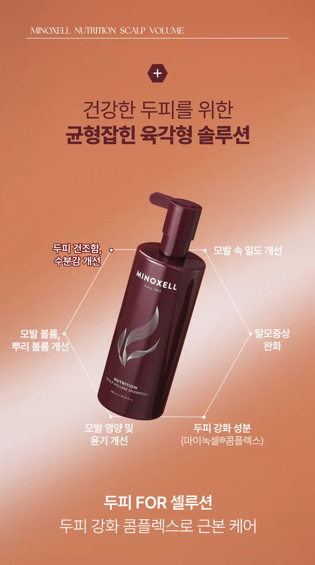 [New/현대약품특허]마이녹셀 뉴트리션 스칼프 볼륨 샴푸 480ml 상세페이지 20